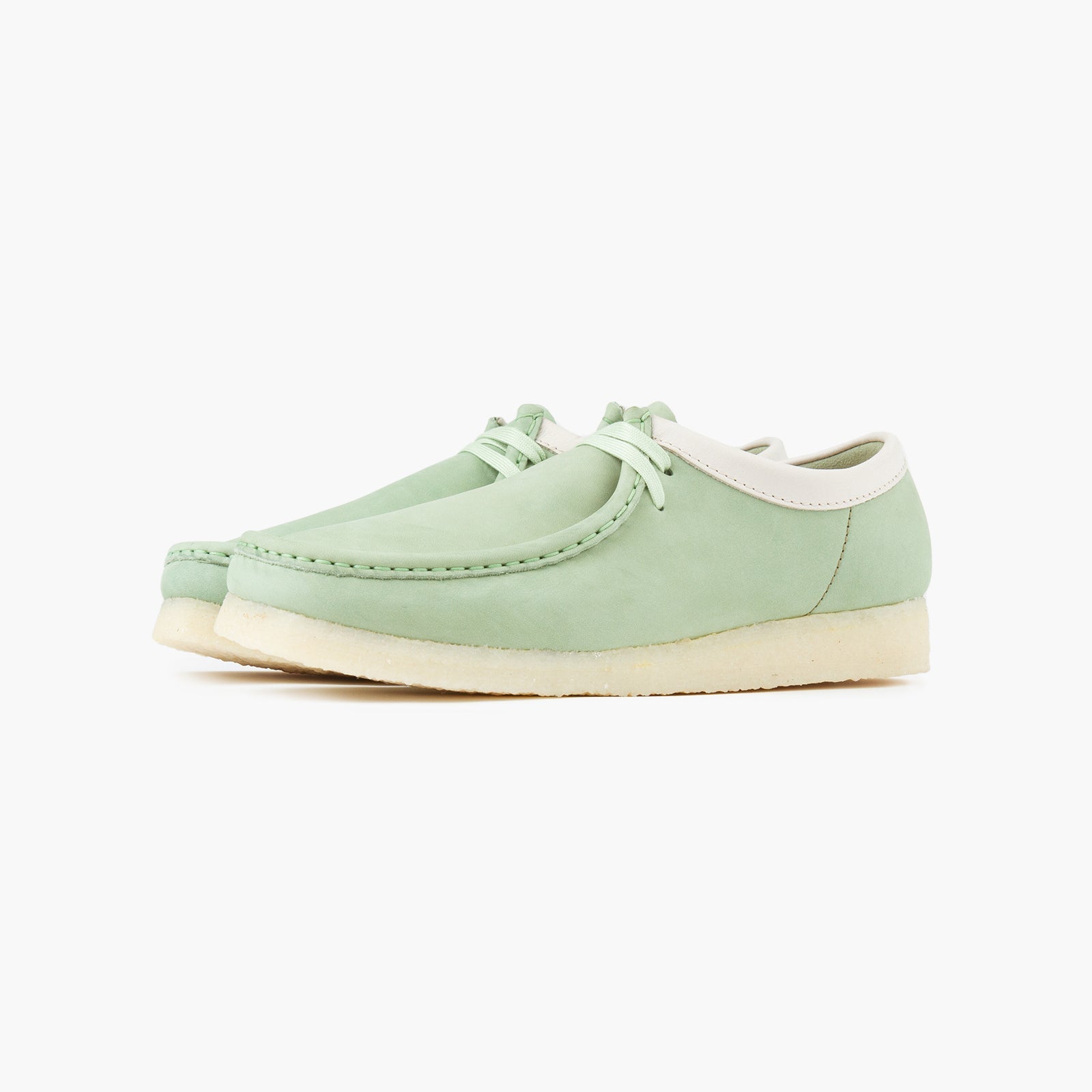 Clarks Wallabee-26165557-Green-10.5 us-SUEDE Store