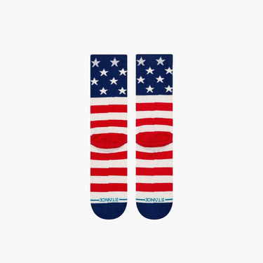 Stance The Fourth St Crew-62US0000015S-Red-Large/XLarge-SUEDE Store
