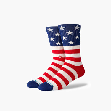 Stance The Fourth St Crew-62US0000015S-Red-Large/XLarge-SUEDE Store