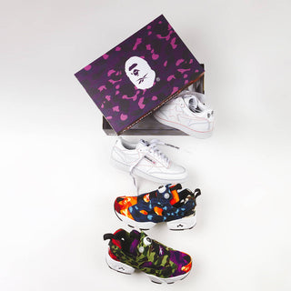 Reebok x Bape Instapump Fury & Club C 85