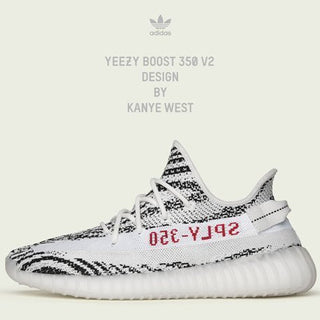 adidas Originals  by Kanye West Yeezy 350 V2 White/Core Black/Red aka "Zebra"