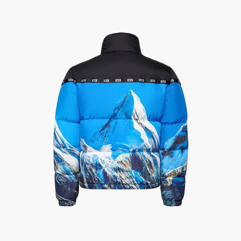 313 Puffer Jacket Mountain Print-SUEDE Store