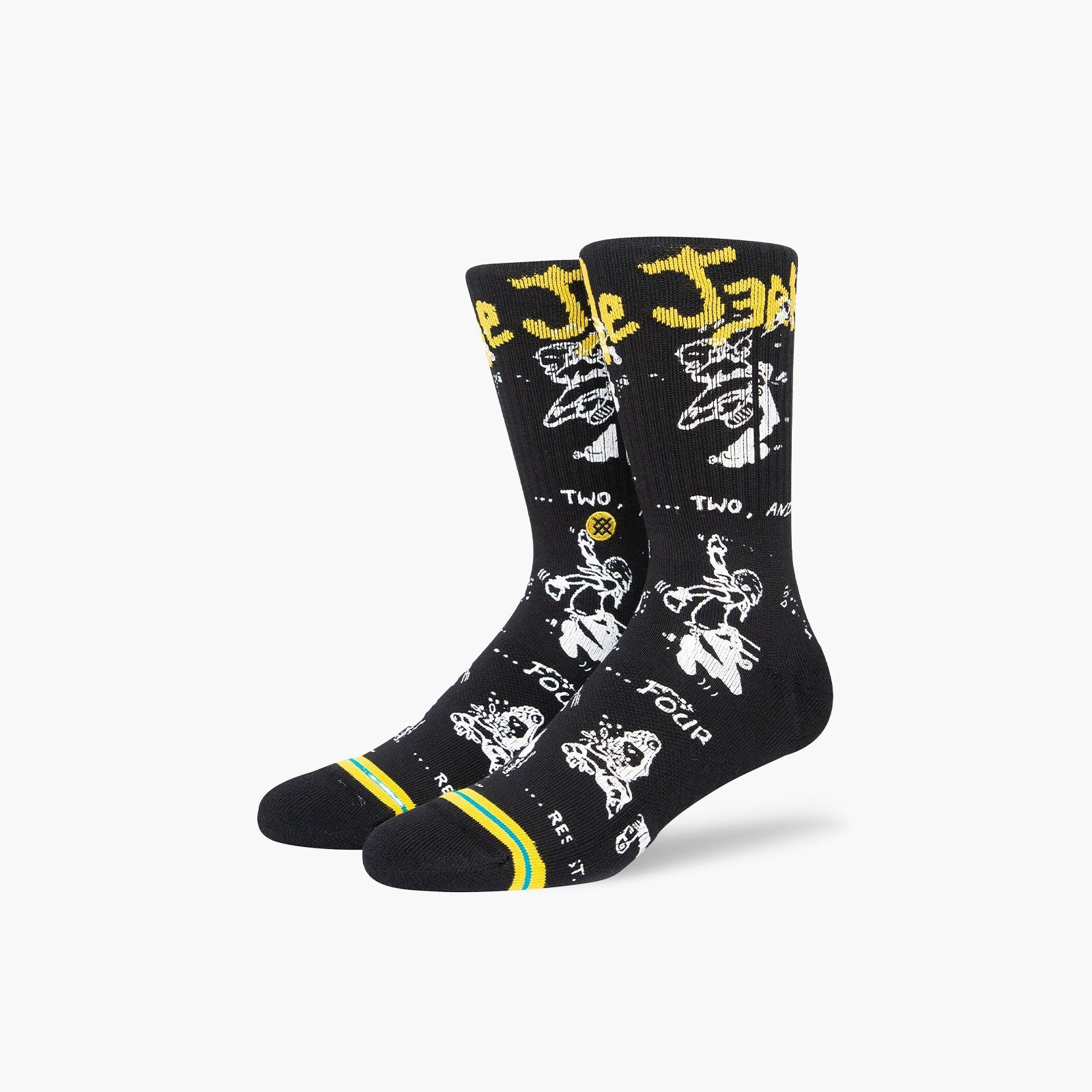Stance Circle Jerks-2US0000285-CJ-Yellow-Large-SUEDE Store