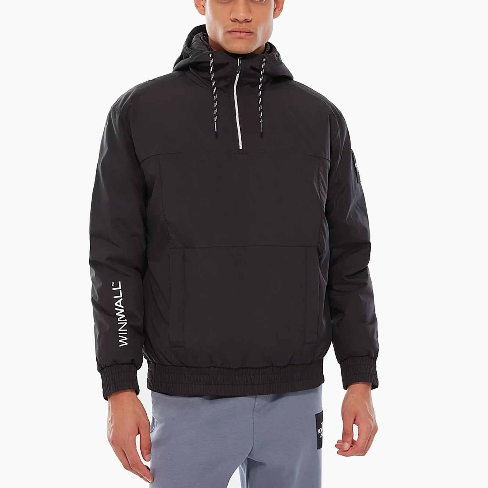 The North Face Windwall Anorak-T93XXKJK3-Black-Small-SUEDE Store